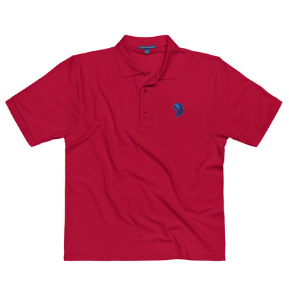 Men's Premium Polo | Embroidered Parrot Head