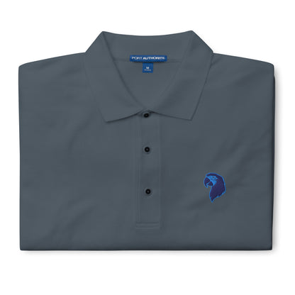 Men's Premium Polo | Embroidered Parrot Head